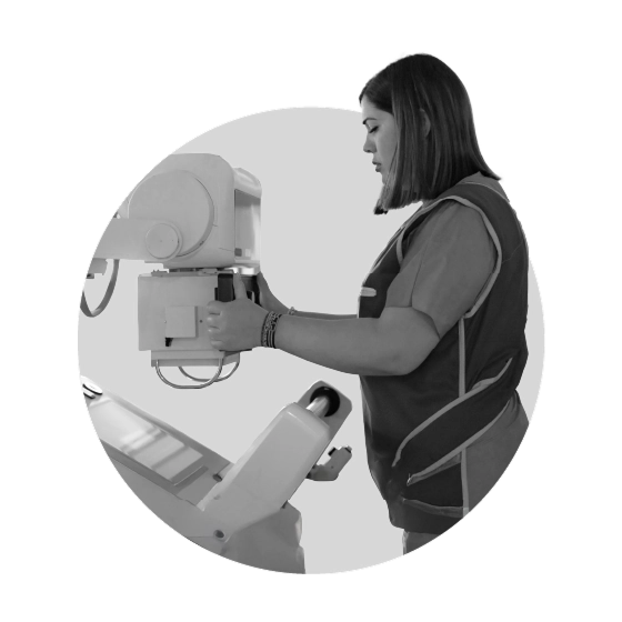 Traditional X-ray machines are bulky, high-radiation, and room-bound.Lab wait times delay treatment; large blood volumes burden fragile patients.